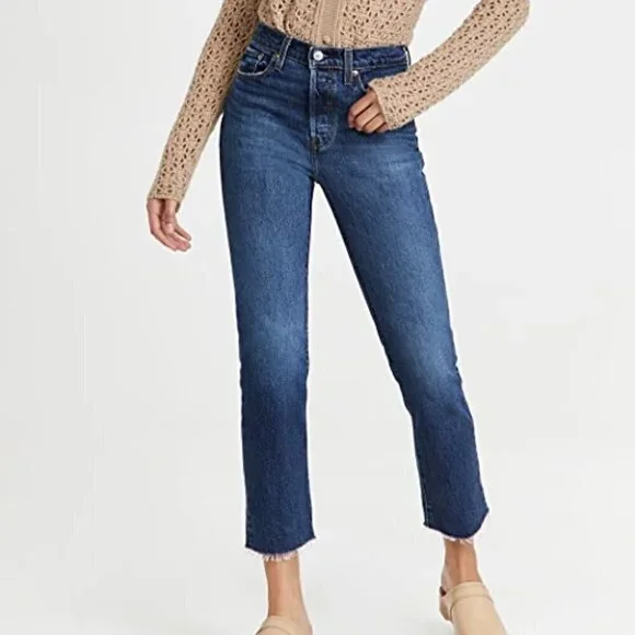 Levi's Wedgie Straight Jeans Sz 26 - Picture 1 of 8